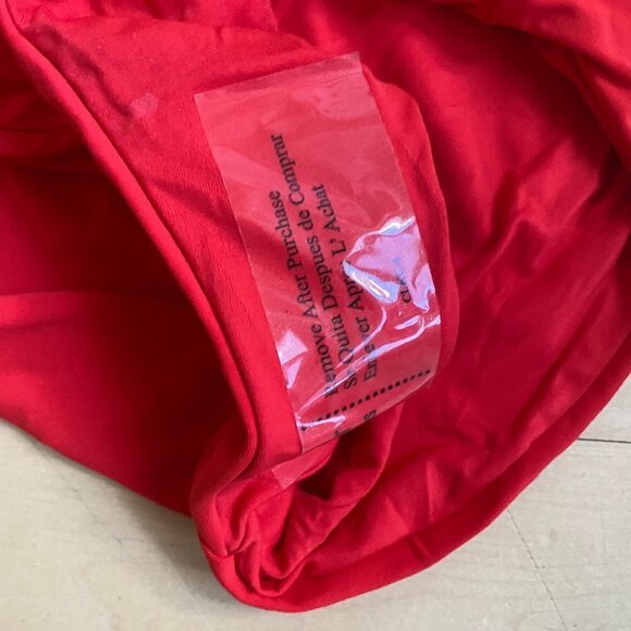 𝅺ROBIN Piccone "Ava" Bikini Bottoms Womens BNWOT Red High Waist - Picture 8 of 9